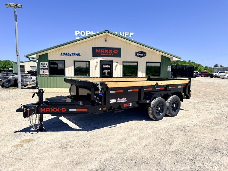 2026 New Maxx-D Dump Trailer | 14' x 83" | 14000 lbs GVWR | 24" Sides | Scissor Hoist | DKB8314