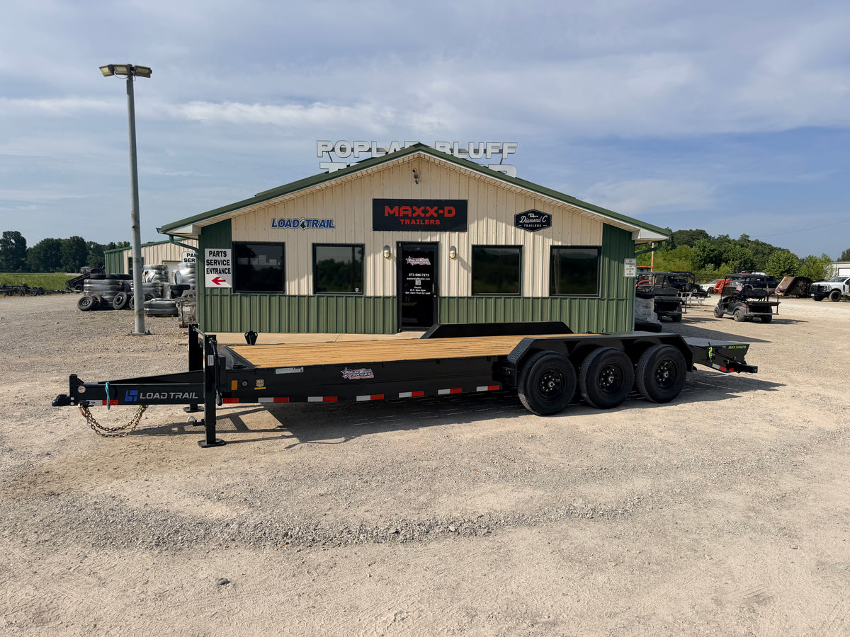 2027 New Load Trail Equipment Trailer | 83" x 24' | 21000 lbs GVWR | Triple Axle | MAX Ramps | CH8324