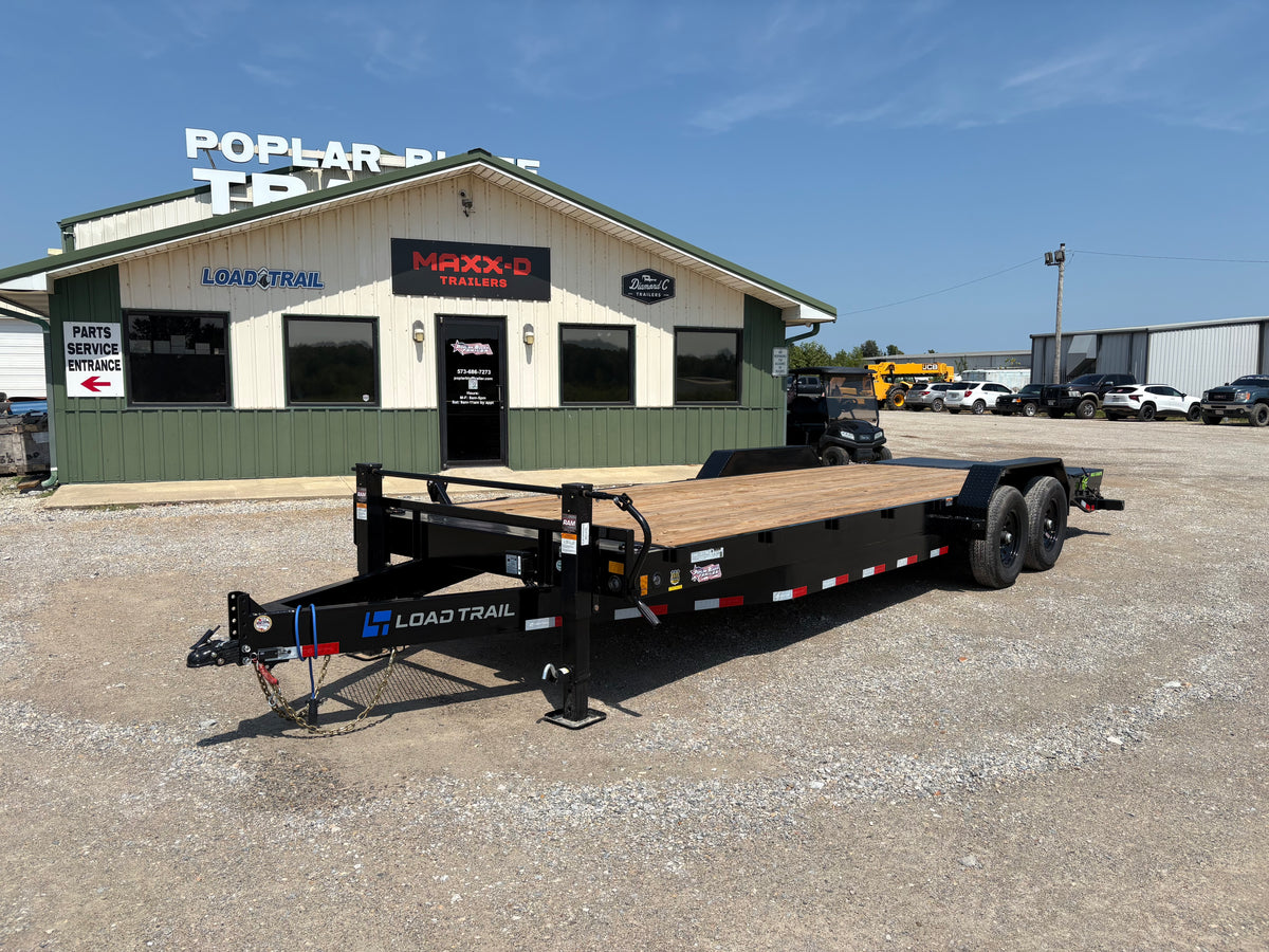 2027 New Load Trail Equipment Trailer | 83" X 24' | 14k GVWR | MAX Ramps w/Dove | 2x 7,000 lb Dexter Axles | CH8324