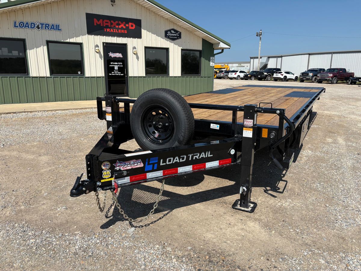 2027 New Load Trail Tilt Trailer | 102" x 24' | 14000 lbs GVWR | Deckover Power Tilt | Model PE0224