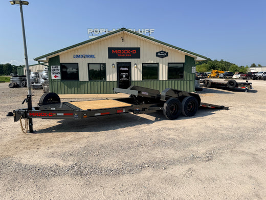 2027 New Maxx-D Tilt Trailer | 83" x 22' | 16000 lbs GVWR | Gravity Tilt Bed | 6' Stationary Deck | GHX8322