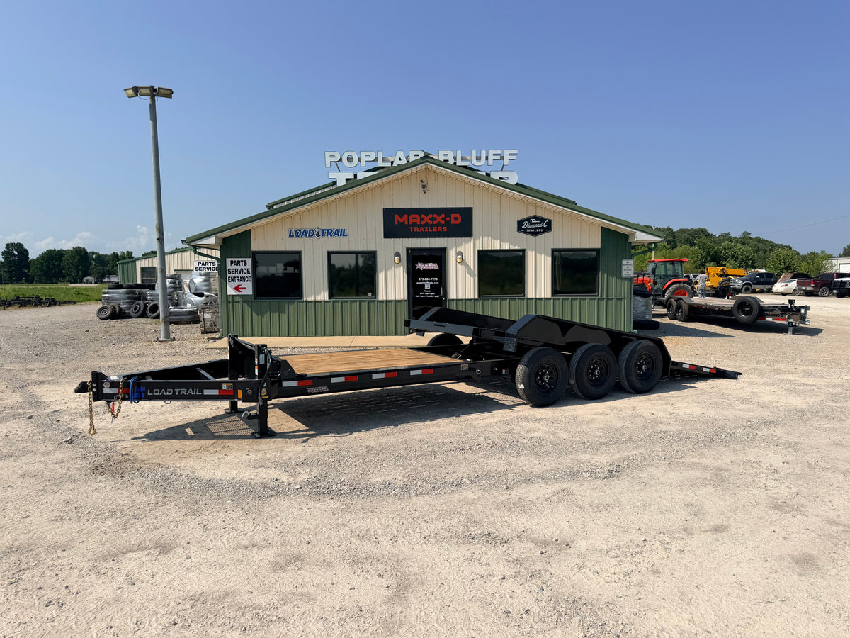 2027 New Load Trail Tilt Trailer | 83" x 24' | 21000 lb GVWR | Triple Axle | 16' Gravity Tilt + 8' Stationary | TH8324