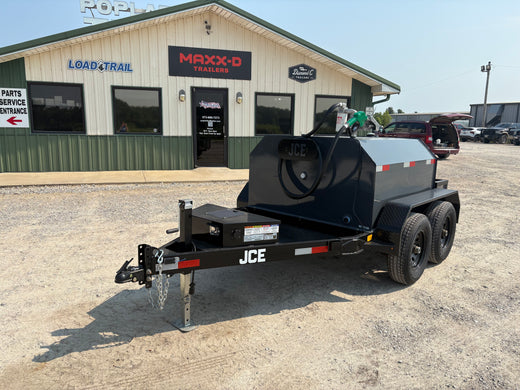 2027 New JCE Trailers Fuel Tank Trailer | 500 Gallon | 9990 GVWR | 12V GPI Pump | Tandem Axle | Model: 500 Gallon Fuel Tank Trailer With Pump 10K GVWR