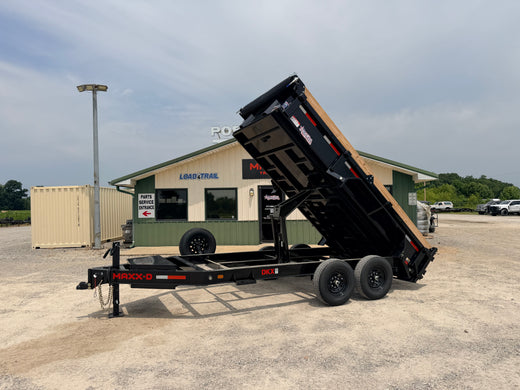 2026 New Maxx-D Dump Trailer | 14' x 83" | 14k GVWR | 24" Sides | Scissor Hoist | DKB8314