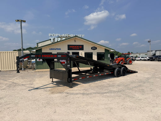 2027 New Maxx-D Gooseneck Tilt Trailer | 102" x 28' | 18000 lbs GVWR | Power Tilt | 12k Winch | T8X10228G