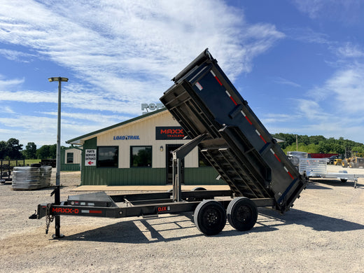 2022 Used MAXX-D Dump Trailer | 83" X 14' | 16000 LB GVWR | 3' Sides | 2-8K Brake Axles | DJX8314