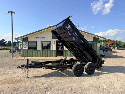 2027 New Load Trail Dump Trailer | 6' x 12' | 10k GVWR | Tandem Axle | Tarp | Ramps | DE7212