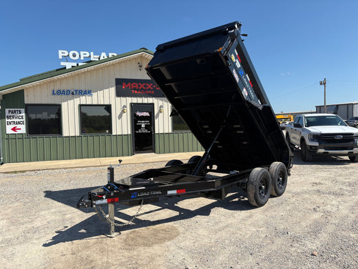 2027 New Load Trail Dump Trailer | 6' x 12' | 10k GVWR | Tandem Axle | Tarp | Ramps | DE7212