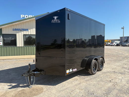 2027 New Anvil Cargo Trailer | 6' X 12' | 7000 lbs GVWR | Ramp Door | 7' Interior | Tandem Axle