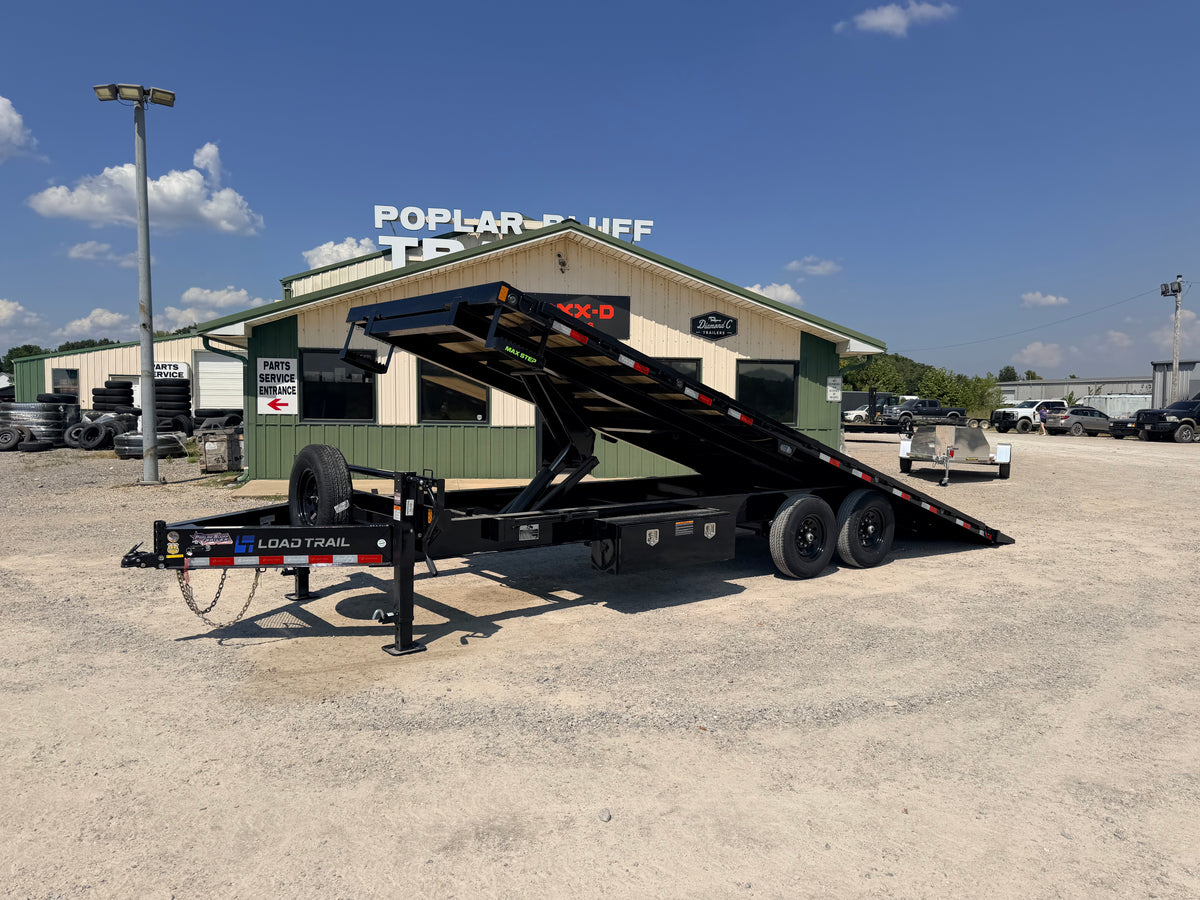 2027 New Load Trail Tilt Trailer | 102" X 24' | 14000 lbs GVWR | Power Tilt Deck | Wireless Remote | PE0224