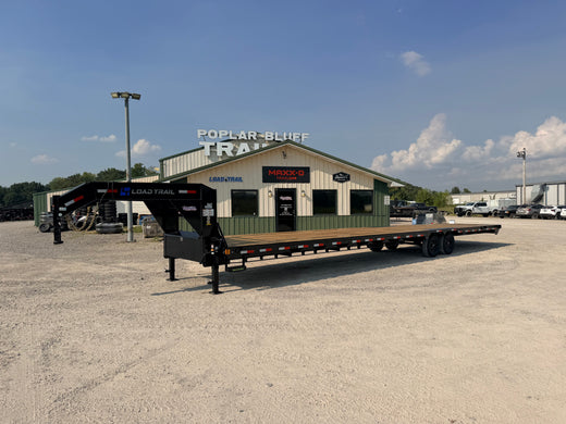 2027 New Load Trail Gooseneck Trailer | 102" X 40' | 14k GVWR | Straight Deck Hotshot | 8' Slide-In Ramps | GP0240