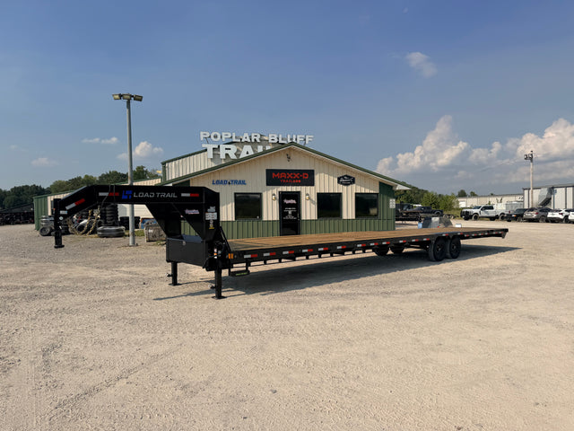 2027 New Load Trail Gooseneck Trailer | 102" X 40' | 14k GVWR | Straight Deck Hotshot | 8' Slide-In Ramps | GP0240