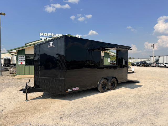 2027 New Anvil Cargo Trailer | 8.5' X 16' | 9990 lb GVWR | Tandem Axle | Concession/Vendor Package