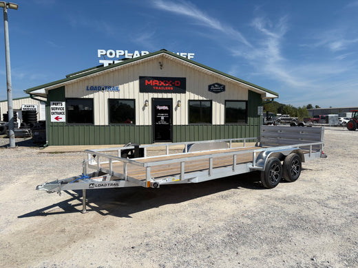 2027 New Load Trail Utility Trailer | 83" x 20' | 7000 lbs GVWR | Tandem Axle | 55" Bi-Fold Gate | Model UA8320