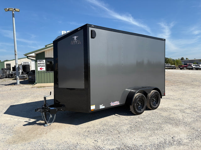 2027 New Anvil Cargo Trailer | 6' X 12' | 7000 lbs GVWR | Ramp Door | 7' Interior | Tandem Axle