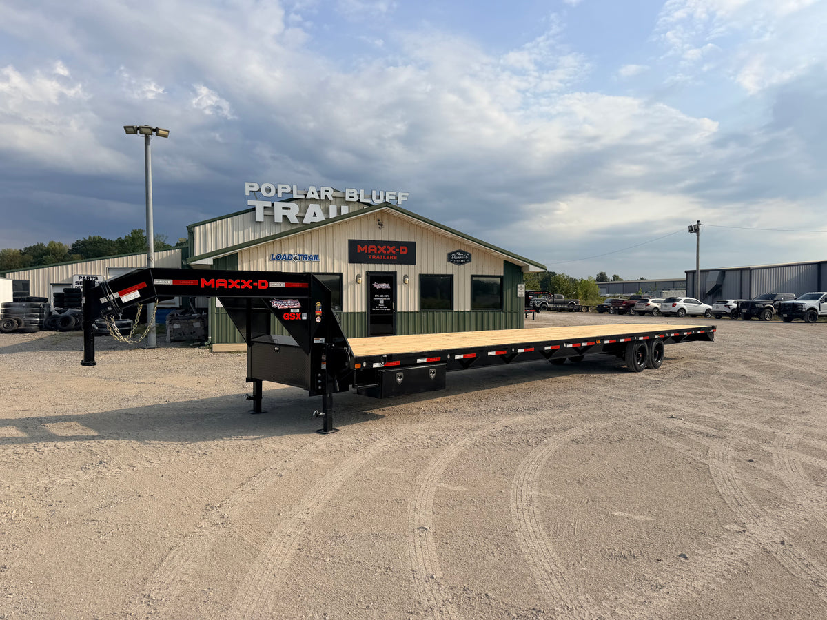 2027 New MAXX-D Gooseneck Trailer | 40' x 102" | 12,000 lb GVWR | Straight Deck | 8k Axles | Non-CDL | GSB10240