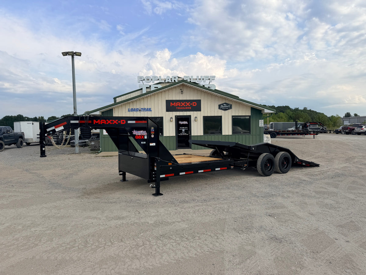 2027 New MAXX-D Gooseneck Tilt Trailer | 102" x 24' | 18k GVWR | 16' Gravity Tilt + 8' Stationary | Drive-Over Fenders | G8X10224G