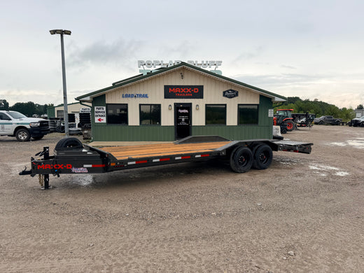 2027 New MAXX-D Equipment Trailer | 24' X 102" | 22000 lbs GVWR | MAXX Ramps | 5' Dovetail | H9X10224