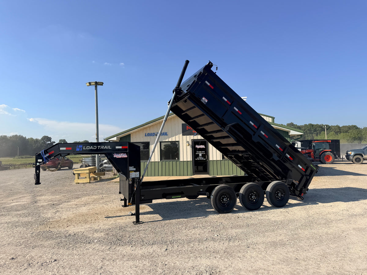2027 New Load Trail Gooseneck Dump Trailer | 83" X 16' | 21000 lbs GVWR | Telescopic Cylinder | 36" Sides | DG8316