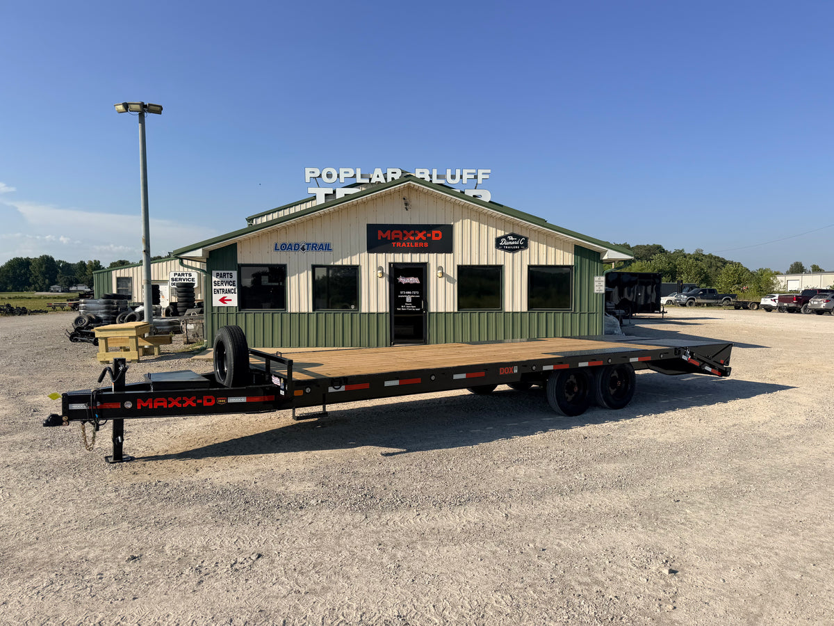 2027 New MAXX-D Equipment Trailer | 24' X 102" | 17,500 lb GVWR | Deckover | MAXX Ramps | DOB10224