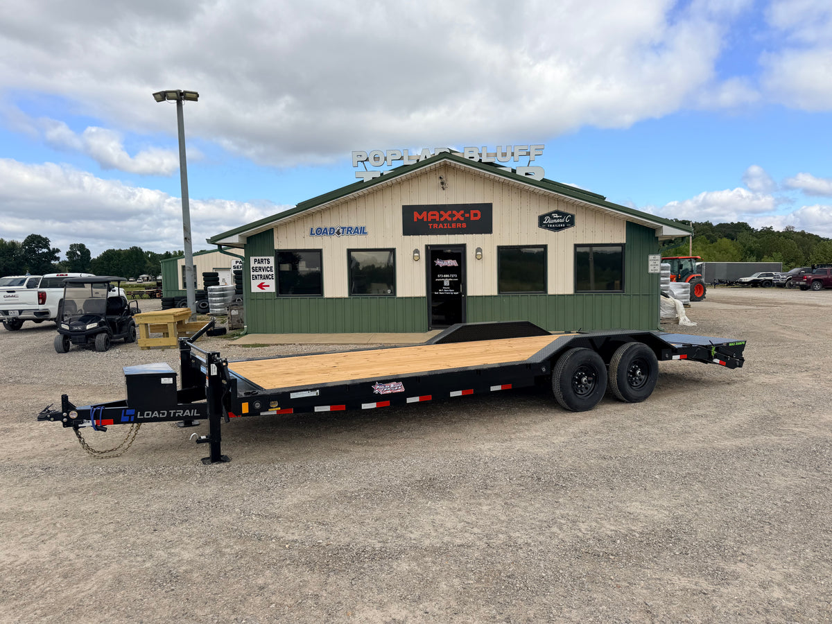 2027 New Load Trail Equipment Trailer | 102" x 24' | 14k GVWR | MAX Ramps w/Dove | 6" Frame | CH0224