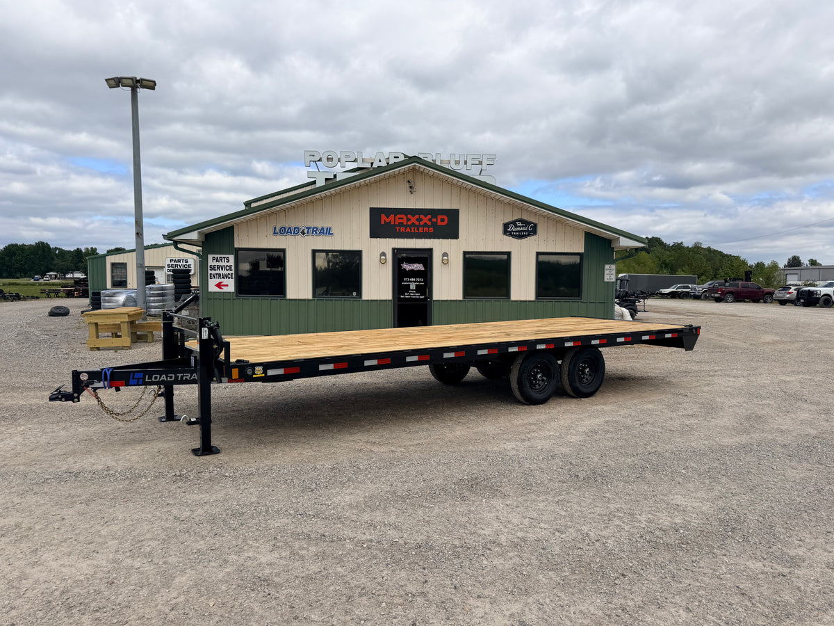 2027 New Load Trail Equipment Trailer | 102" x 24' | 14k GVWR | Deck Over | Straight Deck | Slide-In Ramps | DK0224