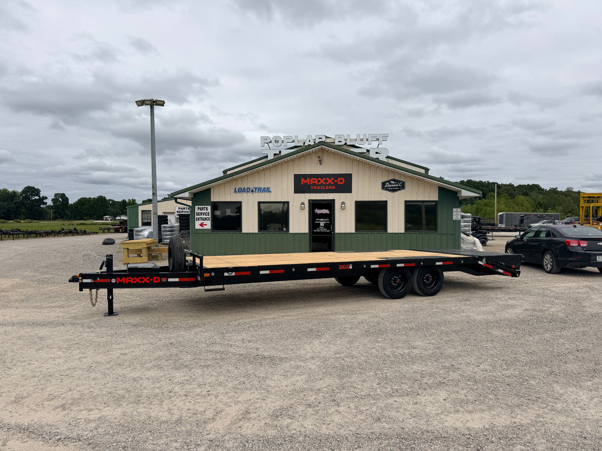 2027 New MAXX-D Equipment Trailer | 24' x 102" | 17,500 lb GVWR | Deckover | MAXX Ramps | DOB10224