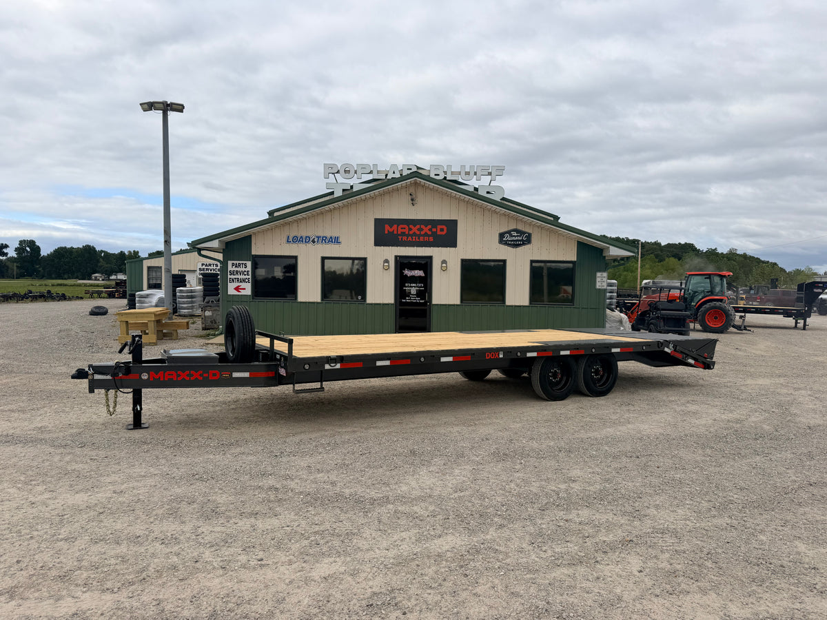 2027 New MAXX-D Equipment Trailer | 24' X 102" | 17500 GVWR | Deckover | MAXX Ramps | DOB10224