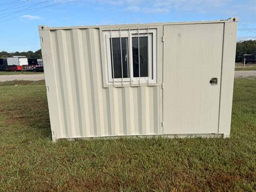 2025 New Other Shipping Container | 10' x 6'2" x 8'2" | 7983 Payload | Office Package | Window & Side Door | Model: 10' Office Shipping Container Pack