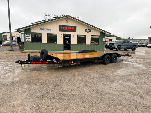 2027 New MAXX-D Car Hauler Trailer | 24' x 102" | 9990 LB GVWR | Drive-Over Fenders | 2' Dovetail | H5X10224