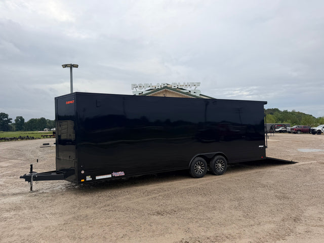 2027 New Impact Enclosed Car Hauler Trailer | 8.5' X 24' | 9990 GVWR | 7' Interior Height | V-Nose | Model: 8.5X24TA