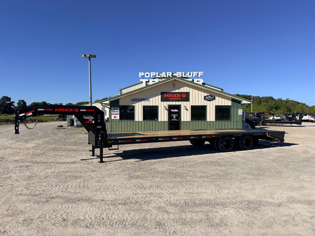 2027 New MAXX-D Gooseneck Trailer | 30' x 102" | 24000 GVWR | MAXX Ramps | 5' Dovetail | LKX10230