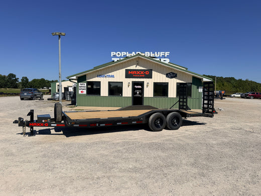 2027 New MAXX-D Equipment Trailer | 22' x 102" | 15000 lbs GVWR | 2' Dovetail | Stand-Up Ramps | H6X10222
