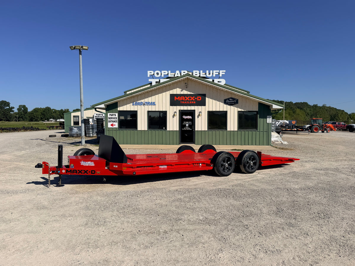 2027 New MAXX-D Car Hauler Trailer | 24' x 80" | 9,990 LB GVWR | Air Ride Drop-N-Load | 12K Winch | A6X8024