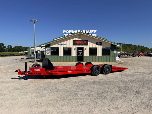 2027 New MAXX-D Car Hauler Trailer | 24' x 80" | 9,990 LB GVWR | Air Ride Drop-N-Load | 12K Winch | A6X8024