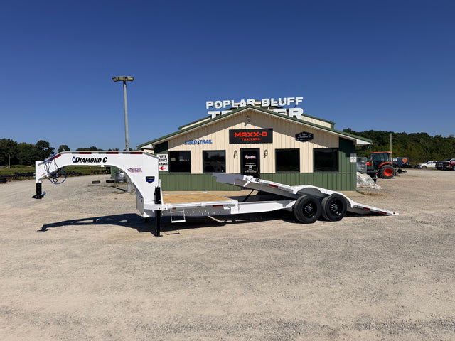 2026 New Diamond C Gooseneck Tilt Trailer | 24' x 102" | 23000 GVWR | Power Tilt | Max Wide | HXD210GN