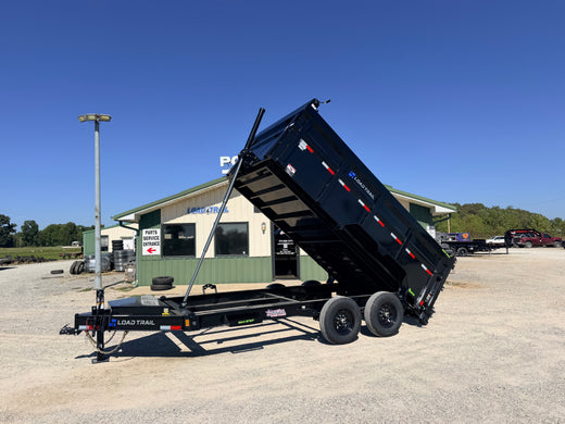 2027 New Load Trail Dump Trailer | 83" X 14' | 14000 GVWR | 4' Sides | Tandem Axle | Telescopic Cylinder | DL8314