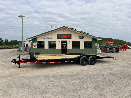 2027 New MAXX-D Equipment Trailer | 24' x 102" | 14000 lbs GVWR | 2' Dovetail | 5' Slide-In Ramps | H6X10224