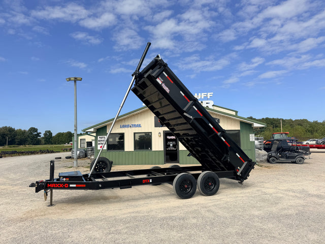 2027 New MAXX-D Dump Trailer | 16' x 83" | 16,000 lb GVWR | Telescopic Cylinder | Hydraulic Jack | DTX8316