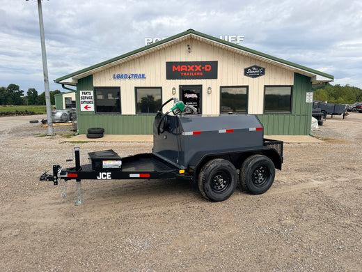 2027 New JCE Fuel Tank Trailer | 500 Gallon | 14k GVWR | 12V 20 GPM Pump | Tandem Axle | Model: 500 Gallon