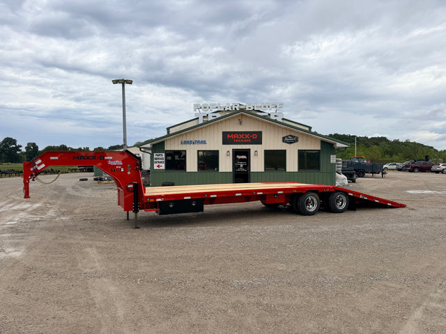 2027 New Rice Equipment Trailer | 82" X 22' | 16000 lb GVWR | 2' Dovetail | 5' Spring Ramps | FMHD22 16K Equipment HD