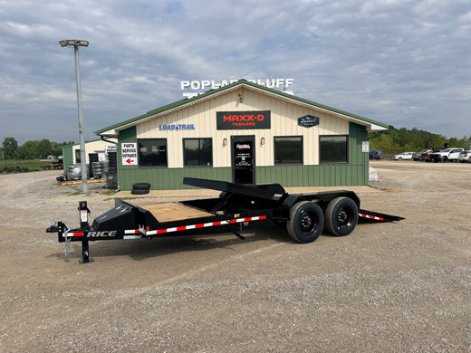2027 New Rice Tilt Trailer | 82" X 20' | 16000 lbs GVWR | Partial Tilt | Scratch and Dent | PTHDEC20