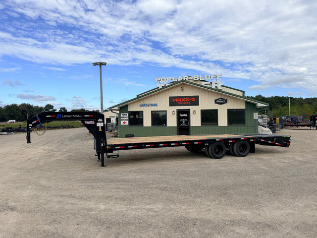 2027 New Load Trail Gooseneck Trailer | 102" x 28' | 24,000 lb GVWR | Max Ramps | Tandem Axle | GP0228