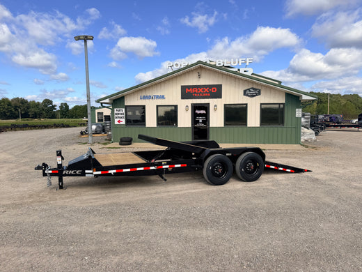 2027 New Rice Tilt Trailer | 82" X 20' | 16000 lb GVWR | Partial Tilt | Dexter Axles | PTHDEC20