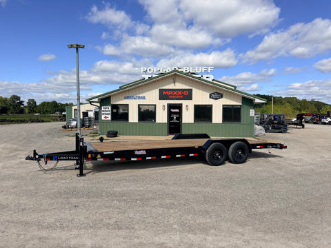 2027 New Load Trail Equipment Trailer | 83" x 24' | 14k GVWR | Slide-In Ramps | 2' Dovetail | CH8324
