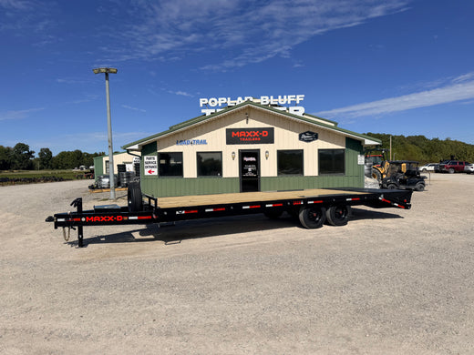 2027 New MAXX-D Equipment Trailer | 24' X 102" | 17.5k GVWR | Deckover | MAXX Ramps | Model: DOB10224