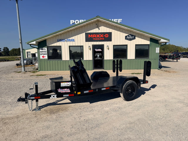 2027 New JCE Utility Trailer | 5' X 10' | 5200 lbs GVWR | Bottle Holder | A-Frame Toolbox
