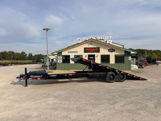 2027 New Diamond C Tilt Trailer | 26' x 102" | 23k GVWR | Hydraulic Jack | Power Tilt | DET210