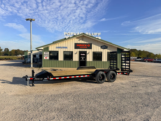 2027 New Rice Equipment Trailer | 82" x 20' | 16000 lbs GVWR | Tandem 8K Axles | 5' Spring Assisted Ramps | FMHD20 16K Equipment HD