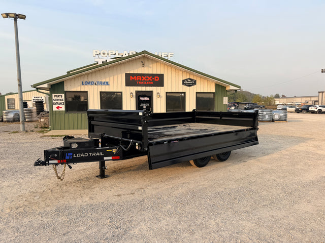 2027 New Load Trail Dump Trailer | 96" X 14' | 14000 GVWR | Deck Over | Pintle Hook | Tandem Axle | DZ9614